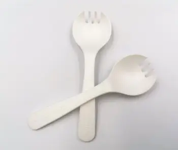 100% Biodegradable PLA Compostable Disposable Spork
