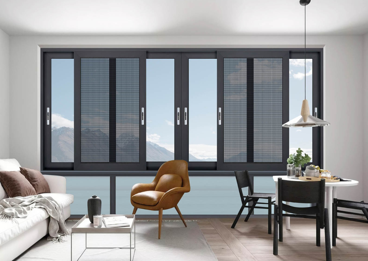 Aluminum sliding windows