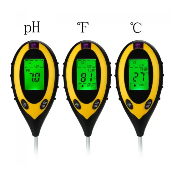 Digital LCD Garden Soil Tester: Temperature, Moisture, Sunlight, and pH