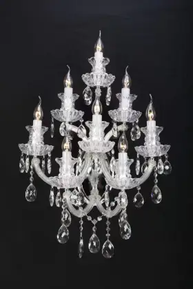 Customizable European Antique Brass Angel Candle Wall Lights - Indoor