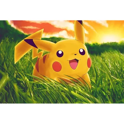 Pikachu puzzle 1000 pieces wood toys pokemon Educational toys Adult decompression puzzles for kids