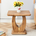 Corner Wooden Coffee Table Modern Design