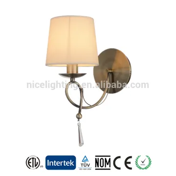 Antique brass interior wall lighting lamps wall sconce