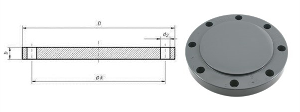 EN 1092-1 TYPE 05 BLIND FLANGE