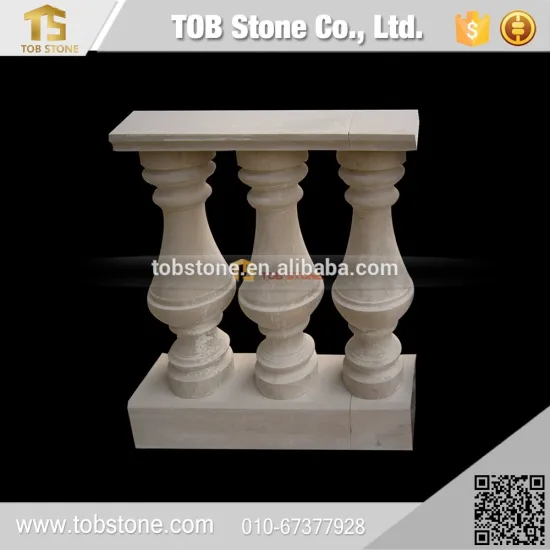 Fine quality stone balcony railing , Marble Baluster