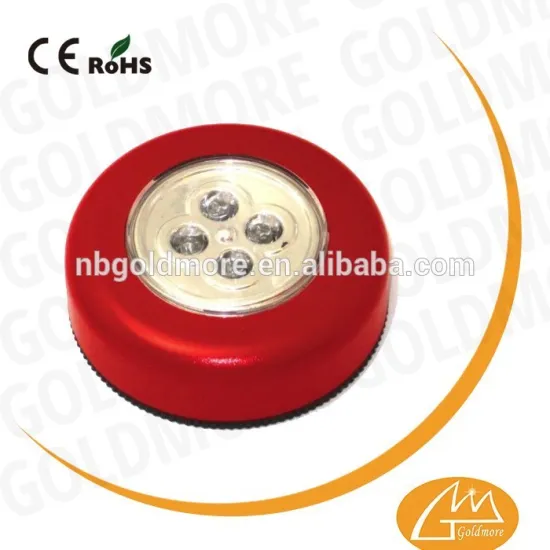 Goldmore1 led round push light