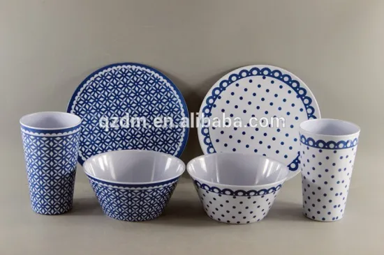 Custom-Made Design Melamine Dinner Set Tableware Set