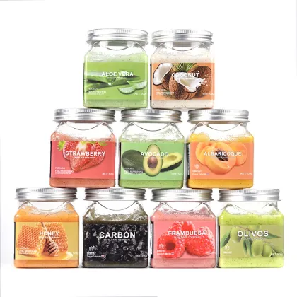 Organic Fruity Sherbet Skin Exfoliating Whitening Body Scrub