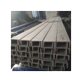 JIS standard 100*50 hot rolled mild steel SS400 U channel