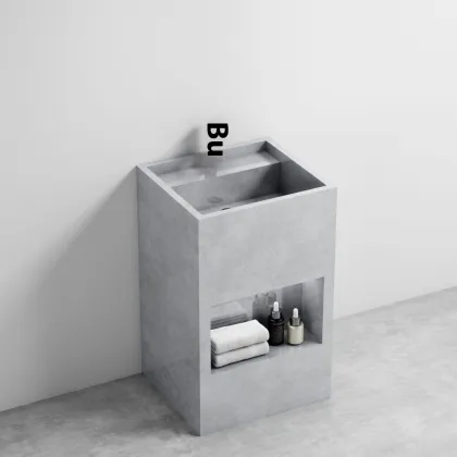 Rock Slab Basin Bathroom Sink