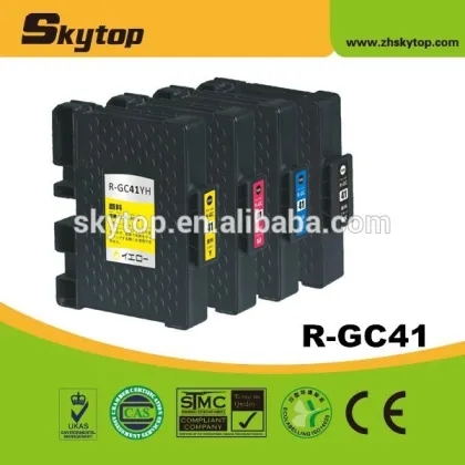 China Wholesale Ink cartridge! Compatible Ricoh GC41 ink cartridge for ricoh IPSIO SG7100