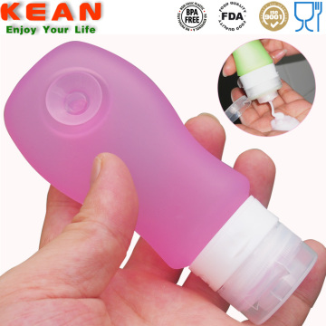 Necessary travel gear silicone foldable bottle, silicone bottle