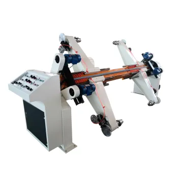 Electric Reel Paper Unwinder and Corrugated Carton Box Making Machine