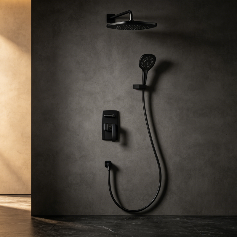 Shower Sets with Divertor