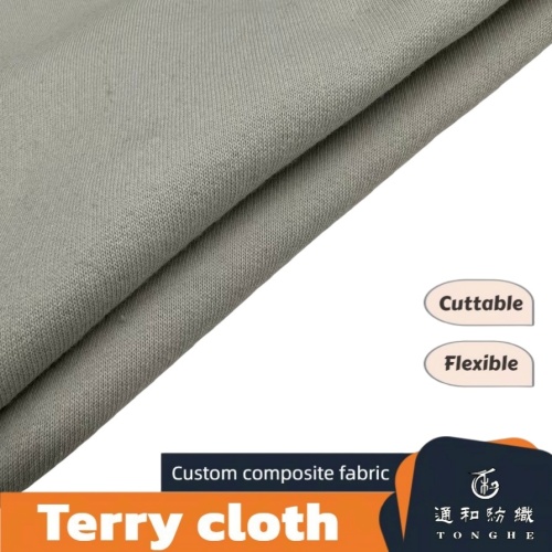 Tela de sudadera cepillada de tres líneas