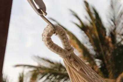 Merida Tassels 200x150cm Large Macrame Outdoor Hammock