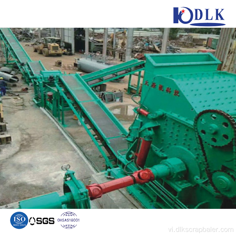 Đường vụn kim loại chất thải thủy lực