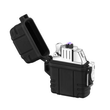 USB Rechargeable Windproof Water-resistant Dual Arc Lighter