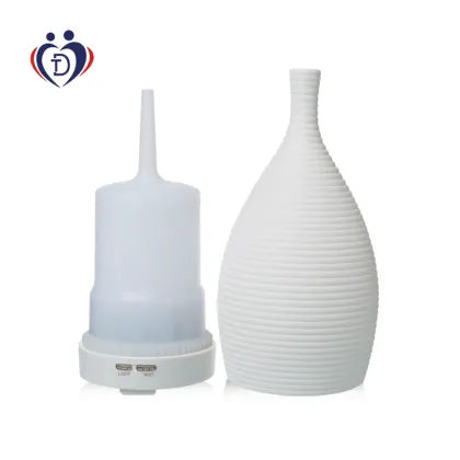 Electric Humidifier Ceramic Mushroom Room Misting Diffuser