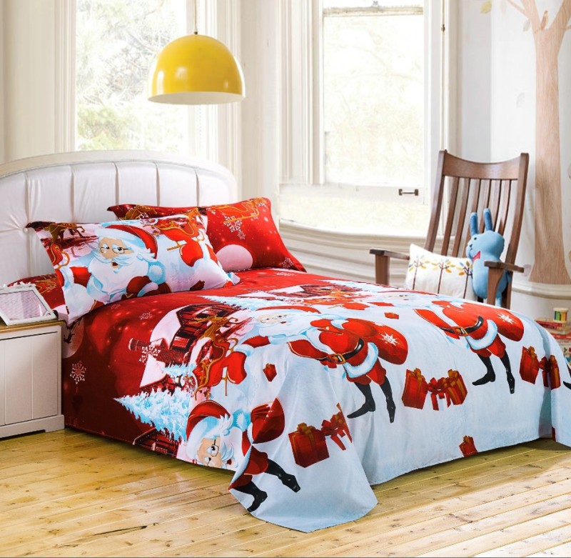 Christmas Santa Baby Duvet Cover Bedding Sets: Complete Comforter and Pillowcase Collections