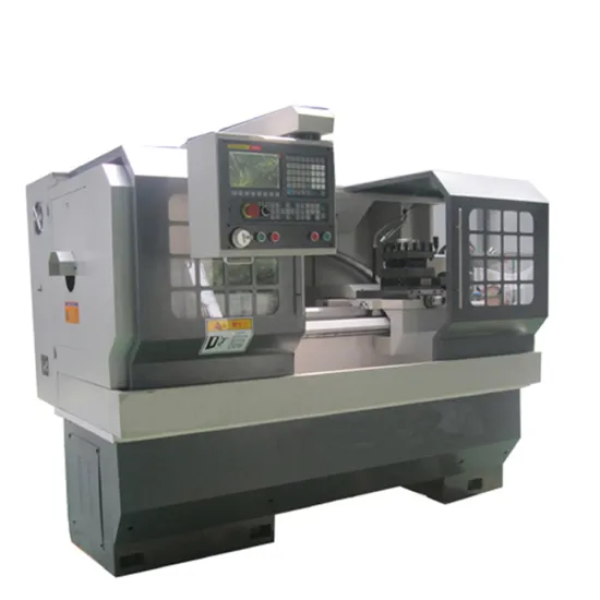 CK6140B cnc lathe with 8 step horizontal electric turret as optional
