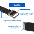 Senior Black Metal Buckle Gait Belt