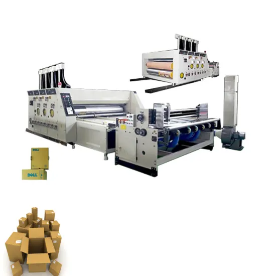 Pizza Box Making: Corrugated Rotary Die Cutting Machine