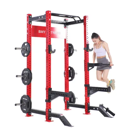 Gym Equipment Power Rack With Lat Pull Down