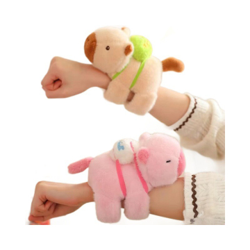 Factory Wholesale Cute Capybara Plush Slap Bracelet