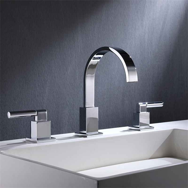 3 hole Widespread Bathroom Faucet