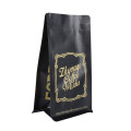 Blackout přizpůsobitelný papír Mylar Black Coffee Pouch