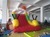 large newest outdoor inflatable stair slide for commercial use