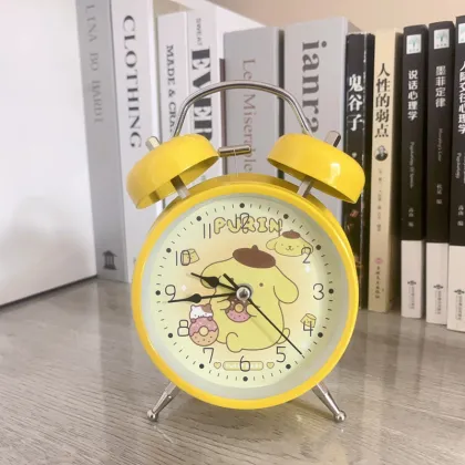 Kuromi Purple Bell Silent Alarm Clock