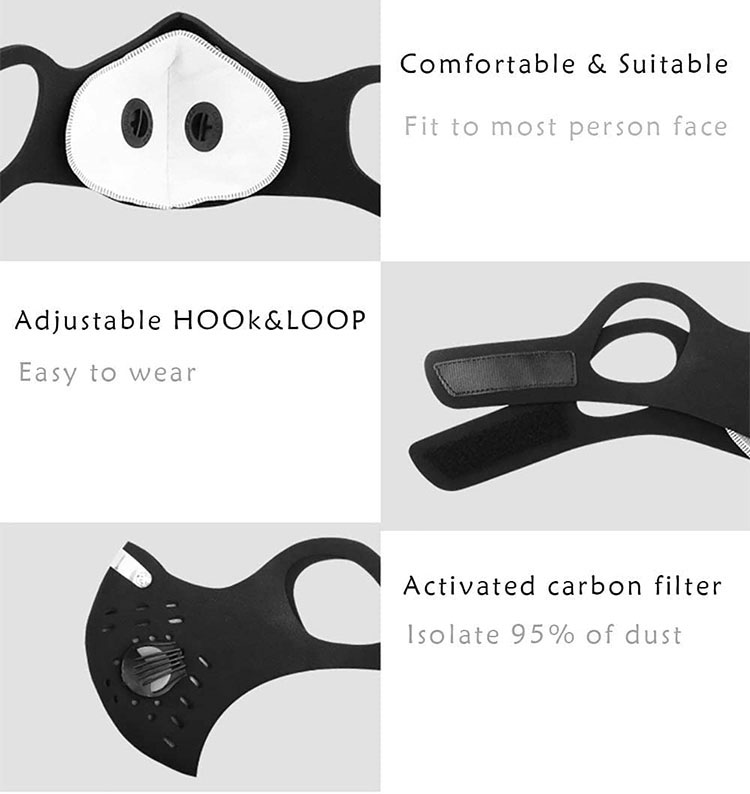 Wholesale Cycling Face Guard Neoprene Dust Face Cover