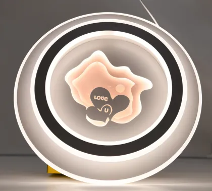 Round Shape Acrylic Ceiling Lamps for Bedroom