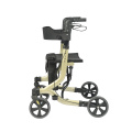 Compact Foldable Rollator Comes with Cane Holder