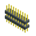 Pino reto de plástico duplo de passo de 2,00 mm de passo