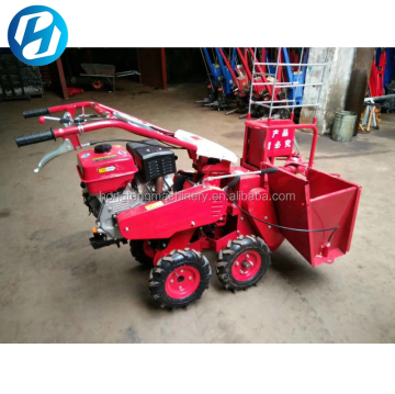 Self Propelled Hand Pushing Mini Corn Combine Harvester Machine