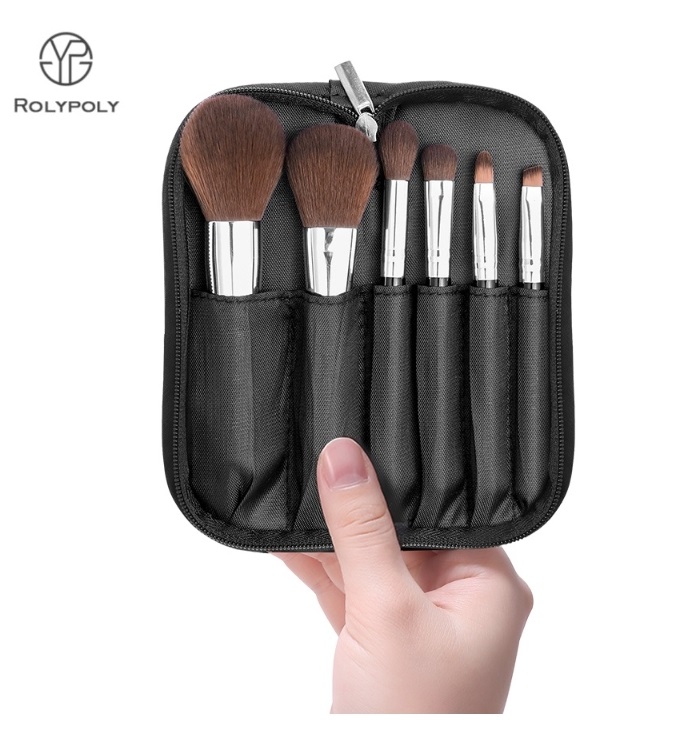 Mini Brush de maquiagem Conjunto de 6 peças