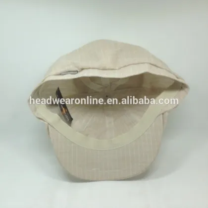 Common Fabric Beret With Checked Style Unisex Beret Cap