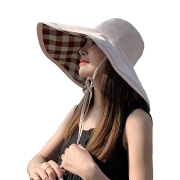 Cappello di moda da sole primavera e estate femminile con grande bordo