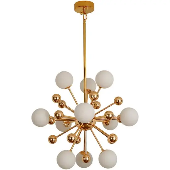 INSHINE White Bulb Cluster Bright Pendant Light