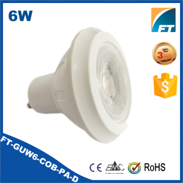 FT-GUW6-COB-PA-D 6W GU10 AC110V/220V Dimmable LED SPOTLIGHT