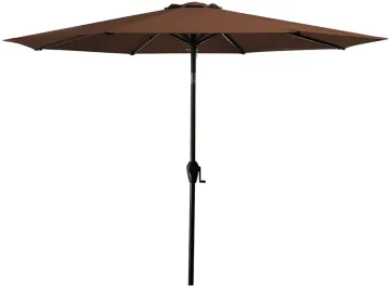 large outdoor umbrella with stand