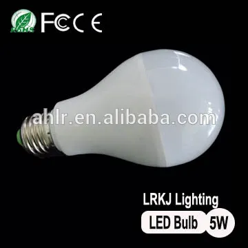 CE/ROHS/FCC/TISI led bulb 5w e27 led light