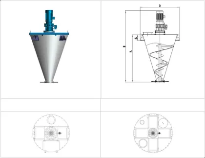 Double Helix Cone Mixer Equipment