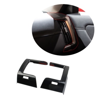 Carbon Fiber Dashboard Sides Air Vent Outlet Trim Cover for Nissan Pathfinder 2022-2023