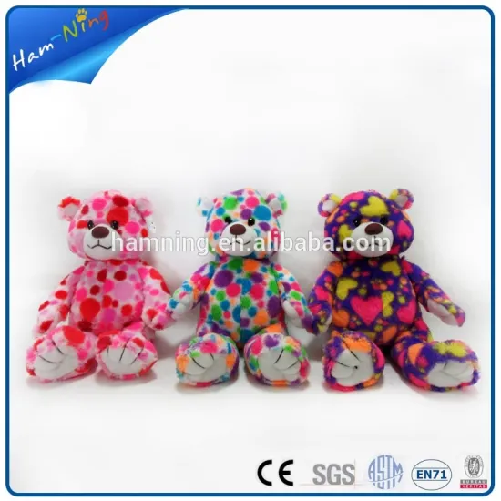20cm good quality plush spots bear toy