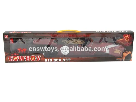 BO Cowboy toy air shotgun gun set with mark , badge