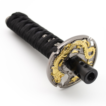 Universal Automotive Samurai Sword Gear Shift Knob - Katana Metal Manual Transmission